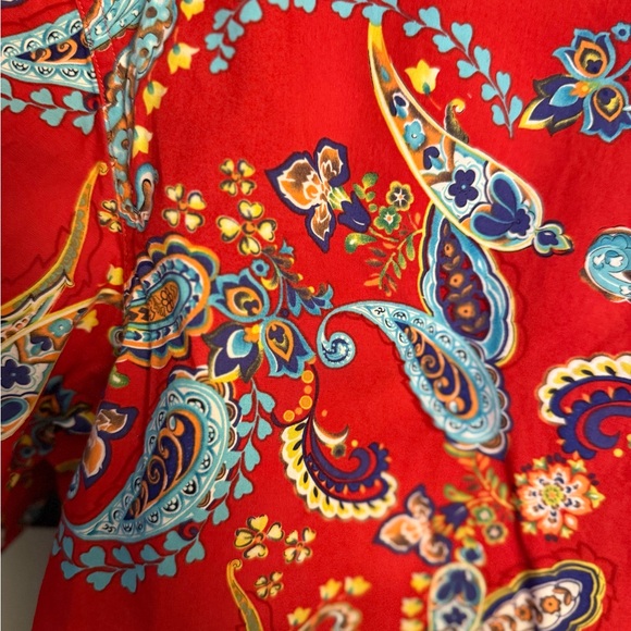 Polo Ralph Lauren Vibrant Red Paisley Shirt - Picture 4 of 4